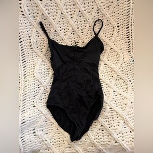 Mirella Black Bodysuit